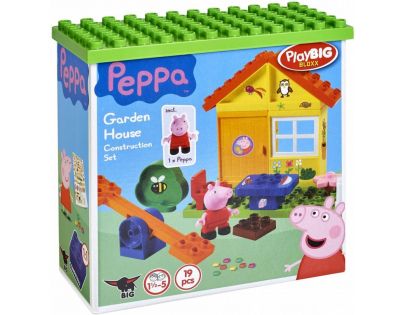 PlayBig Bloxx Peppa Pig Záhradný domček - poškodený obal
