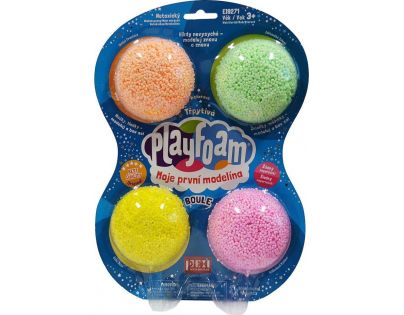 PlayFoam Guľe 4pack Trblietavé odtiene