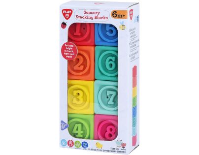 PlayGo Gumené kocky 8ks