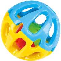 PlayGo Hrací a skákací loptička 1514 žluto-červený