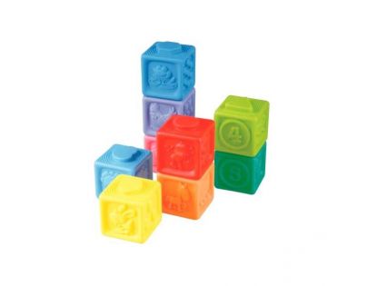 Playgo Kocky mäkké gumové 9 ks