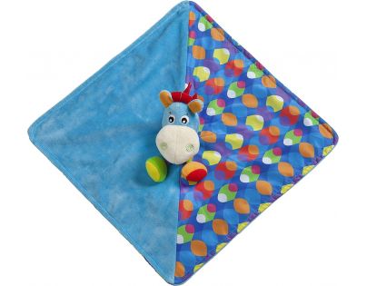 Playgro Mazlící dečka oslík modrý