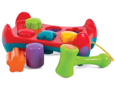 Playgro Zatĺkačka s tvarmi