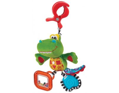 Playgro Závesná s klipom krokodíl