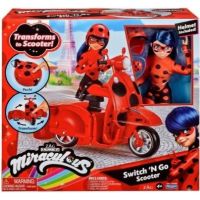 Playmates Hrací set Miraculous skuter a Bábika Lucky Charm 5