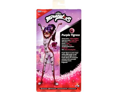 Playmates Miraculous Lienka a čierny kocúr Fialová tigrica bábika