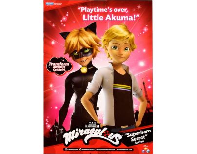 Playmates Miraculous Lienka a čierny kocúr Bábika Adrien a oblek čierneho kocúra