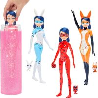 Playmates Miraculous Lienka a čierny kocúr Tranformujúci sa Marinette bábika 2