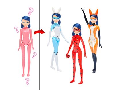 Playmates Miraculous Lienka a čierny kocúr Tranformujúci sa Marinette bábika