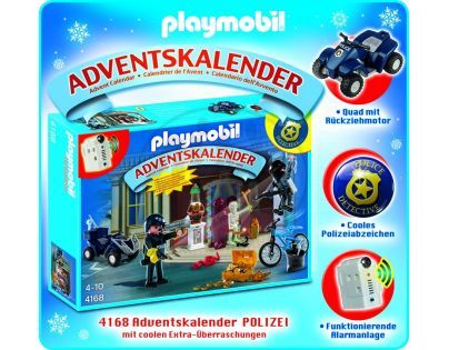 Playmobil 4168 Adventní kalendář Policie s překvapením
