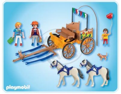 Playmobil 4186 - Kočár s koňmi