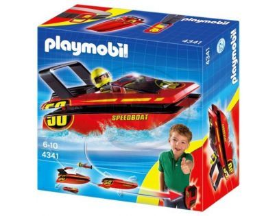 Playmobil 4341 - Click & Go Rychlostní člun