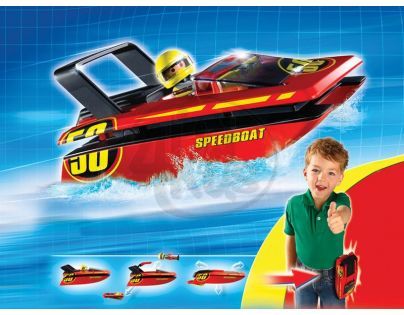 Playmobil 4341 - Click & Go Rychlostní člun
