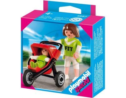 Playmobil 4697 - Maminka s trojkolkou