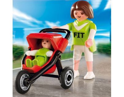 Playmobil 4697 - Maminka s trojkolkou