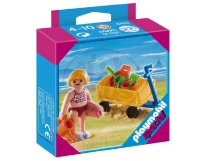 Playmobil 4755 - Holčička s ručním vozíkem