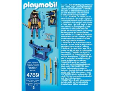 Playmobil 4789 Asijský rytíř se zbrojí