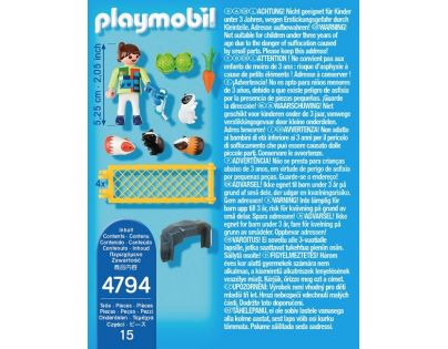 Playmobil 4794 Holčička s morčaty