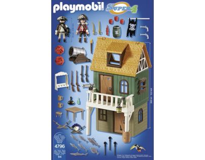 Playmobil 4796 Maskovaná pirátska pevnosť s Ruby