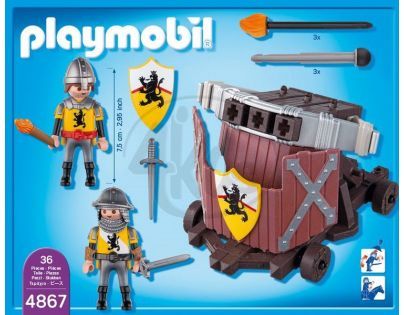 Playmobil 4867 Balista rytířů Černého lva