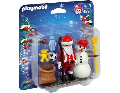 Playmobil 4890 - Santa Claus a sněhulák