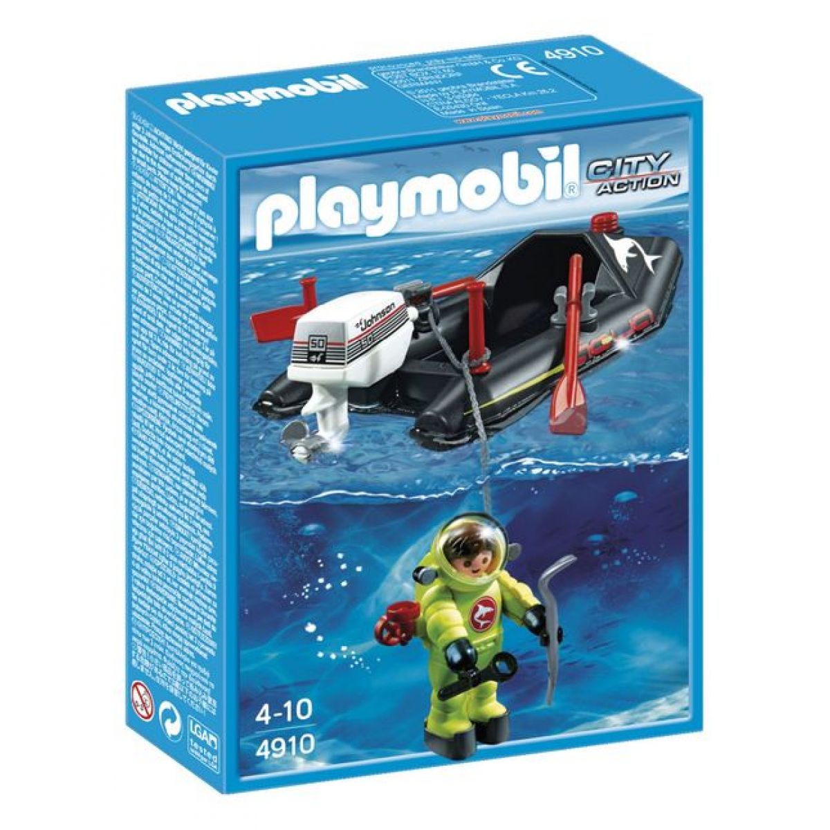 Playmobil 4910 - Záchranářský potápěč se člunem