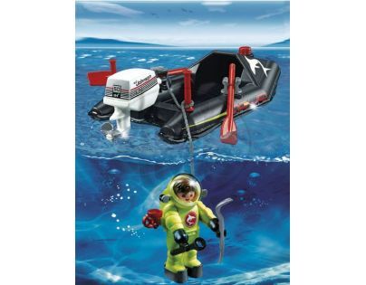 Playmobil 4910 - Záchranářský potápěč se člunem