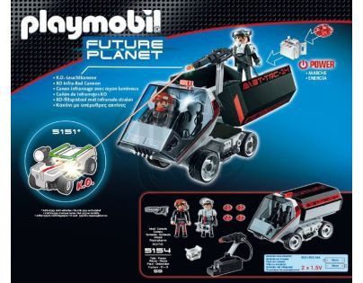 Playmobil 5154 - Darksters Kamion s laserem