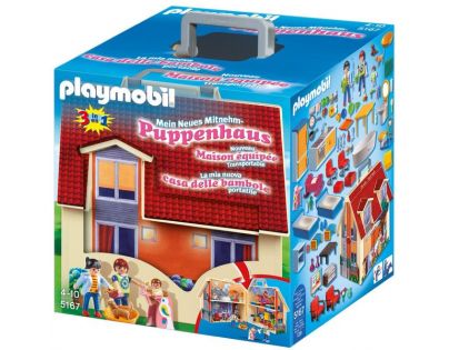 PLAYMOBIL 5167 Přenosný dům pro panenky - Poškozený obal