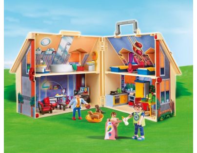 PLAYMOBIL 5167 Přenosný dům pro panenky - Poškozený obal
