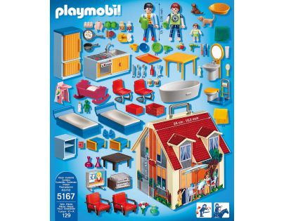 PLAYMOBIL® 5167 Prenosný dom pre bábiky