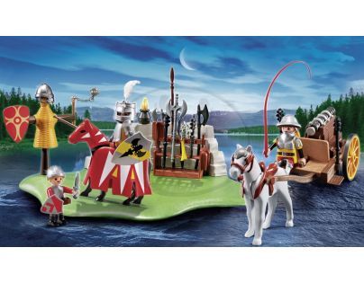 Playmobil 5168 - Výroční Compact Set Souboj rytířů a vůz s kanónem