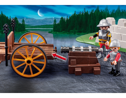 Playmobil 5168 - Výroční Compact Set Souboj rytířů a vůz s kanónem