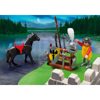 Playmobil 5168 - Výroční Compact Set Souboj rytířů a vůz s kanónem 5