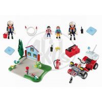 Playmobil 5169 - Výroční Compact Set Zásah hasičů a hasičská čtyřkolka 6