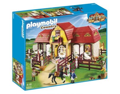 Playmobil 5221 - Velká koňská farma s výběhem