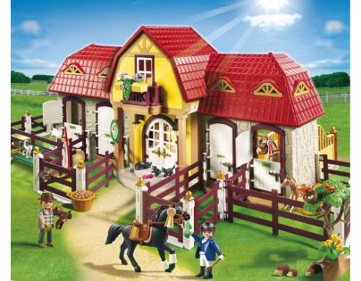 Playmobil 5221 - Velká koňská farma s výběhem