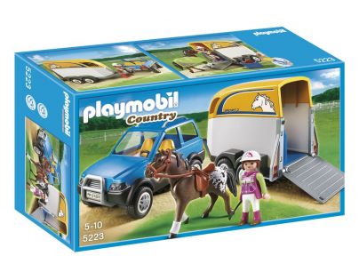 Playmobil 5223 Terénní auto s přívěsem