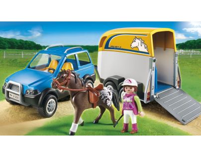 Playmobil 5223 Terénní auto s přívěsem