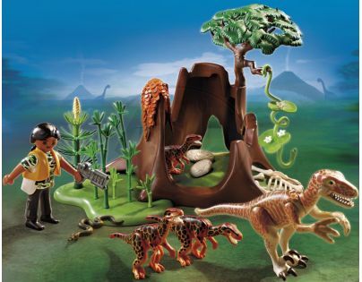 Playmobil 5233 Deinonychus a Velociraptoři