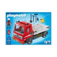 Playmobil 5283 - Flatbed Construction Truck 4