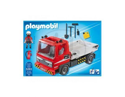Playmobil 5283 - Flatbed Construction Truck
