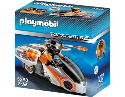Playmobil 5288 - Špionážní raketová motorka
