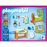 Playmobil 5304 Dětský pokoj s kolébkou 3