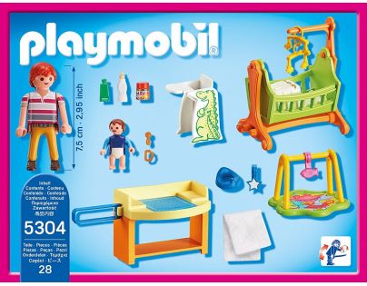 Playmobil 5304 Dětský pokoj s kolébkou