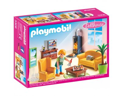 Playmobil 5308 Obývací pokoj s krbem