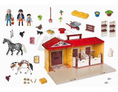 Playmobil 5348 Přenosné koňské stání