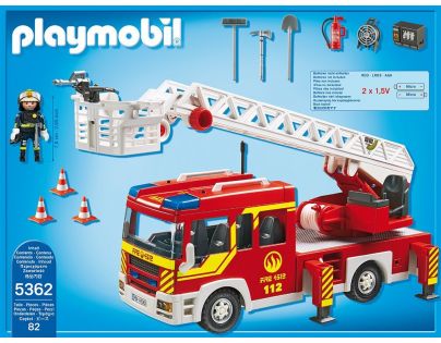 Playmobil 5362 Hasičské auto s žebříkem