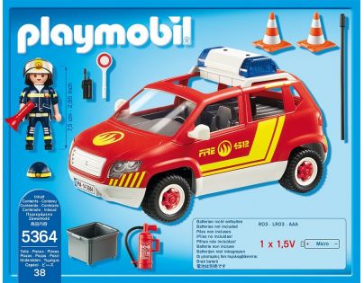 Playmobil 5364 Auto veliteľa hasičov