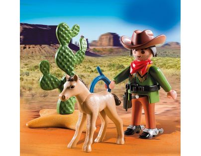 Playmobil 5373 Kovboj s žriebätkom